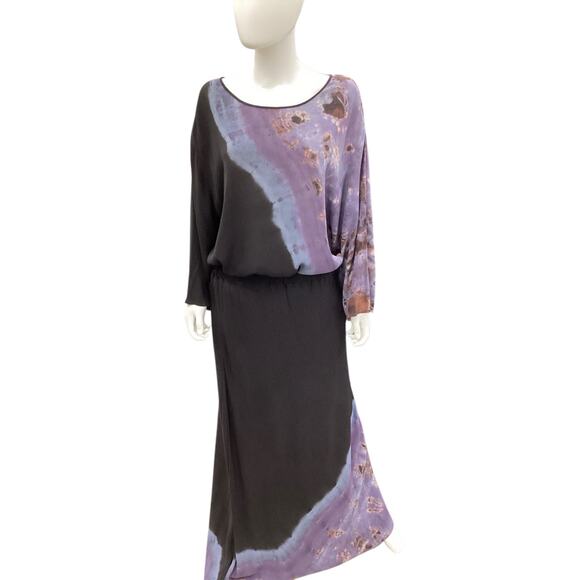 Vintage Carole Dolighan Set Women’s Size XL Long Skirt+Asymmetrical Top Tye Dyed - Picture 2 of 10